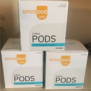 Omnipod Dash (3 boxes included) New and Sealed 5 pods each EXP 10/23 and 1/24